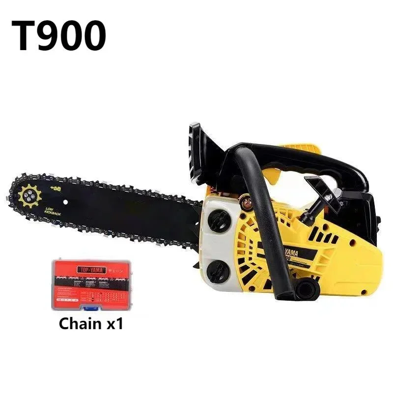 9.3KW 59CC T900 Double Row Easy To Start High-power Light Handheld Chainsaw Household Light Gasoline Saw Pruning And Logging Saw