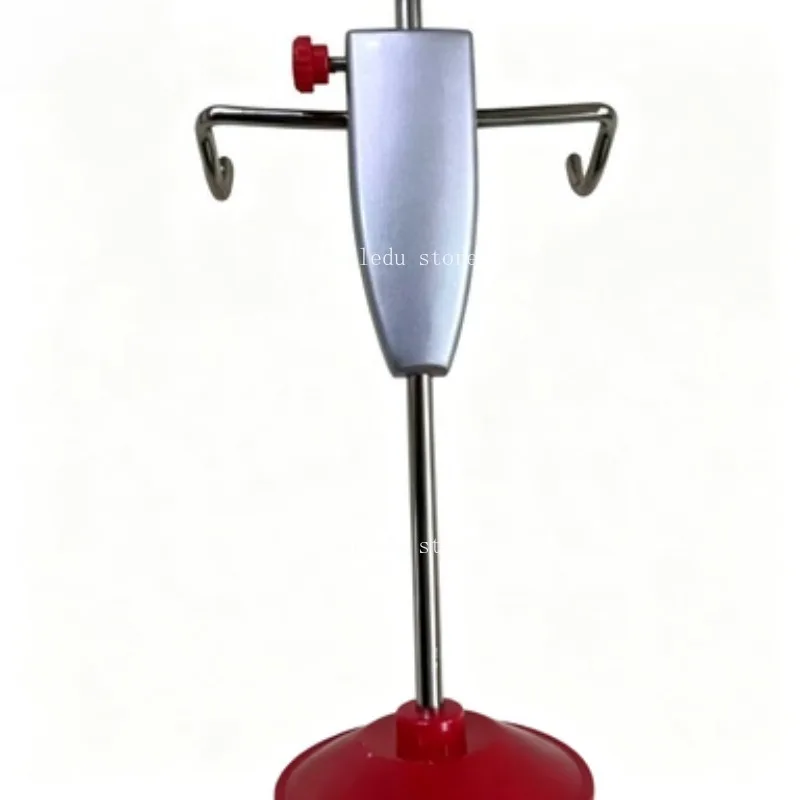 

4.5 Inch Car Alignment Rack Steering Wheel Leveling Holder Stand Red Silver Suitable for Truck Van