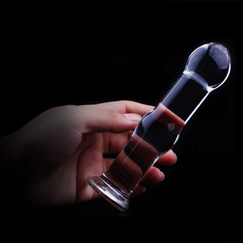 Erotic Pyrex Glass Anus Dildo Artificial Fake Penis Sex Toys for Men Women Nightlife Bdsm Bondage Butt Plugs Penis Lover Gifts