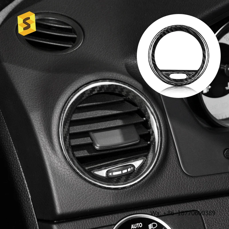 

Shasha Carbon Steering Wheel Chin Patch Real Carbon Fiber Interior Accessories for Fiat 500 Abarth 2012 2013 2015 2018 2019