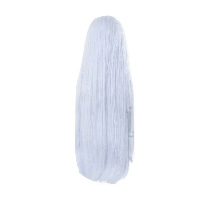 High Quality Kozaki Playing Cosplay Wig 100cm Light Blue Heat-resistant Synthetic Hair Halloween Party Cosplay Anime Wig+wig Cap