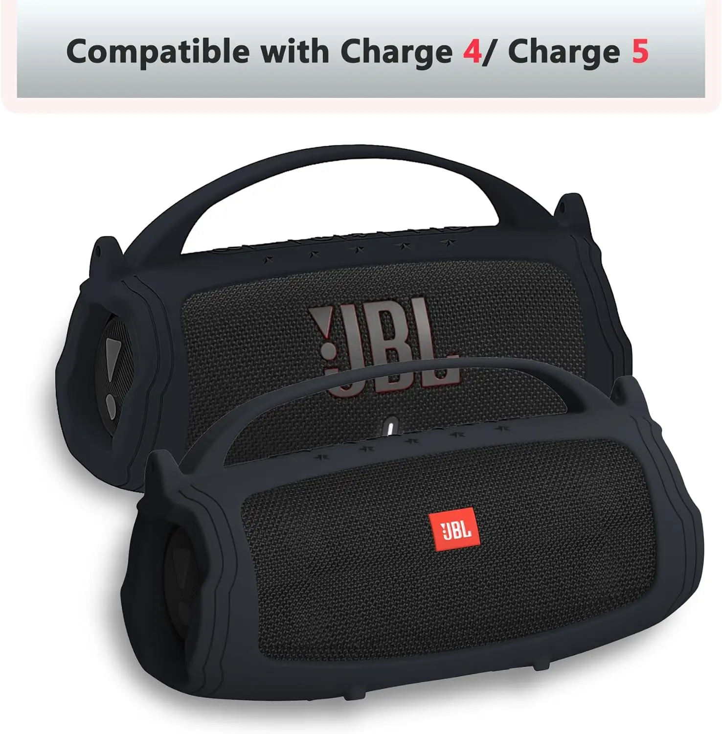 Silikon-Griffabdeckung und Reise-Hartschalenetui-Zubehör für den tragbaren Bluetooth-Lautsprecher JBL Charge 4 / Charge 5 – Detail 4