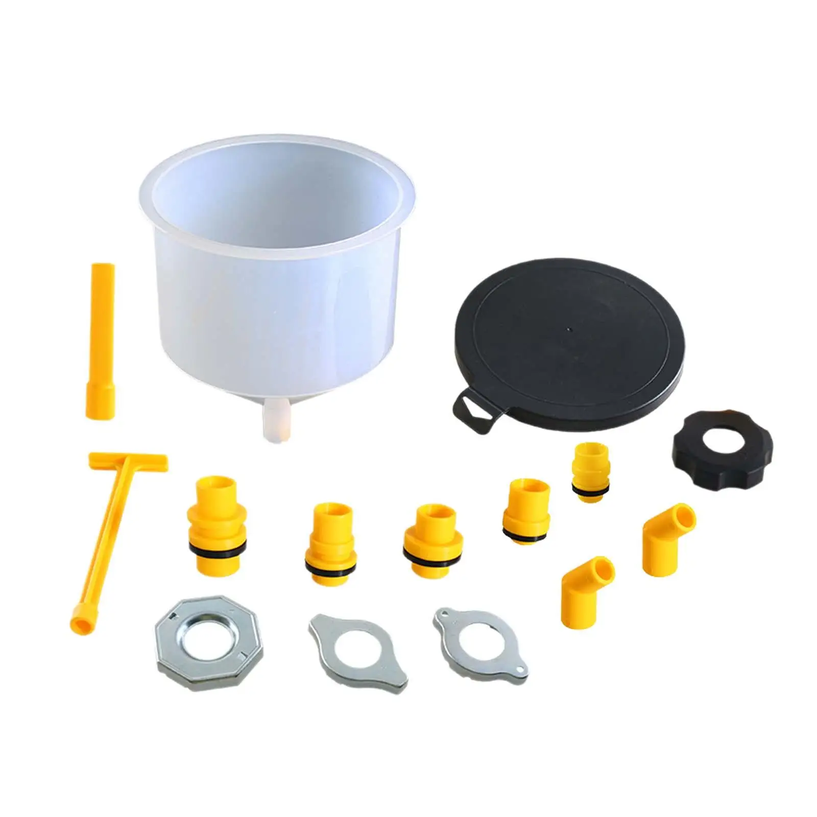 15x generieke lekvrije koelvloeistoftrechterset auto-accessoires eenvoudig