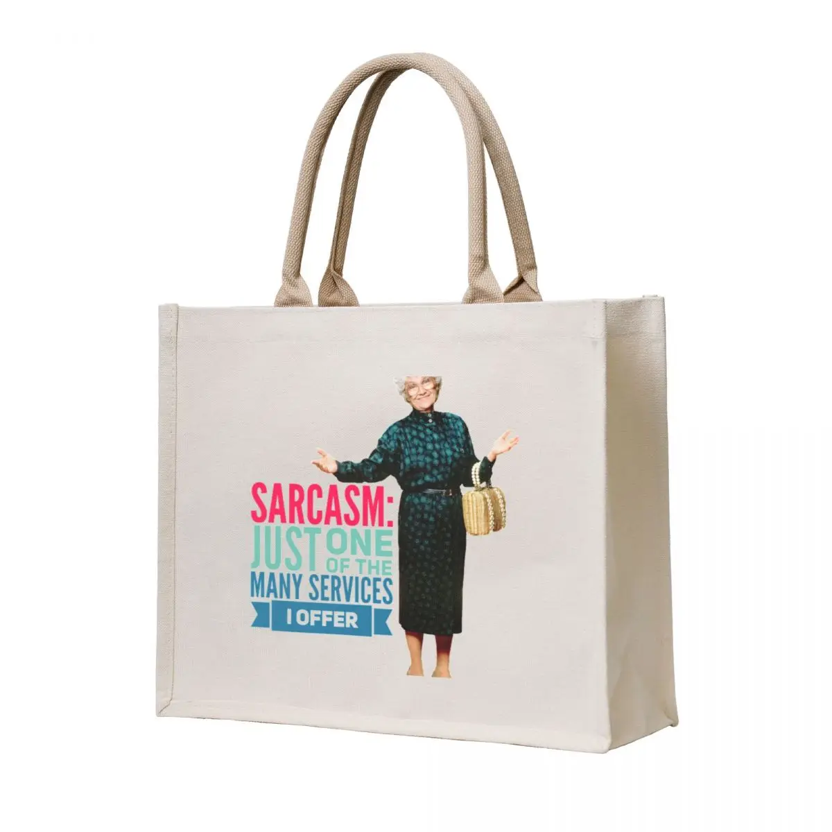 

Golden Girls Sarcasm Tote Bag Shopper custom canvas bag tote bag custom
