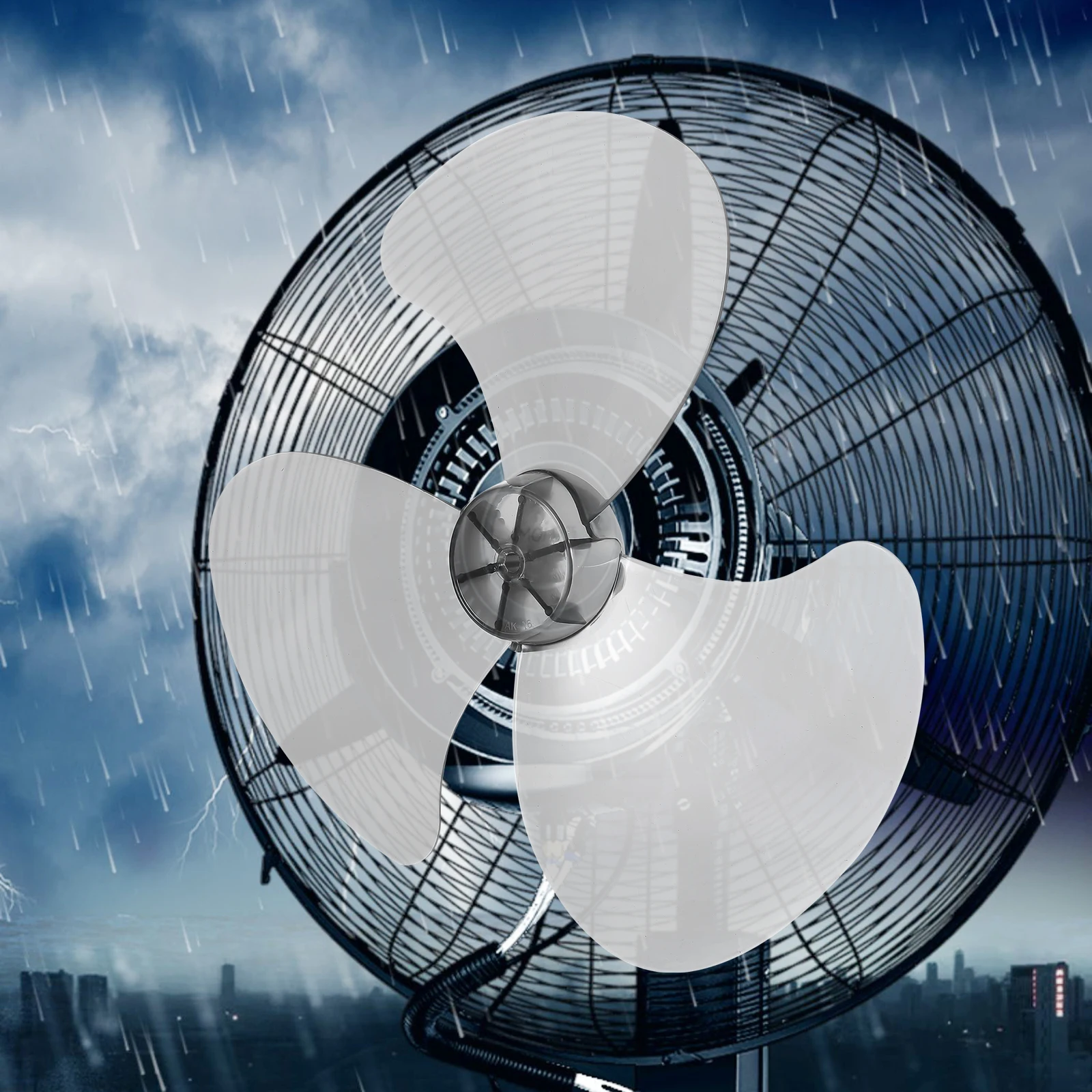 

Electric Fan Leaves 3-Blade Plastic Replacement Part for Standing Pedestal Floor Table Fan High Airflow Easy Install Repair