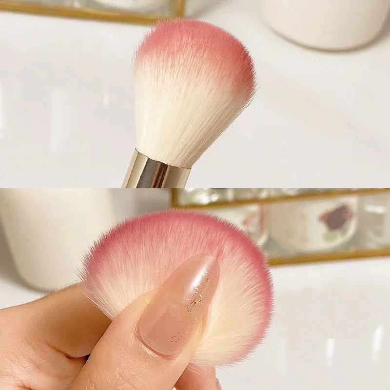 Karsyngirl 1pcs Blush Brush Stippling Makeup Brush Cosmetic Powder Natural Blooming Blusher Highlighter Contour Brushes