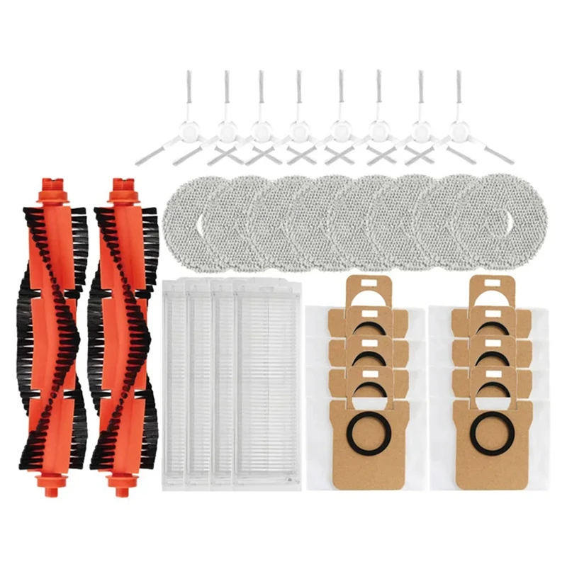 For Xiaomi Mijia M30 Pro Replacement Spare Parts Accessories Mop Cloth Dust Bag Hepa Filter Main Side Brush