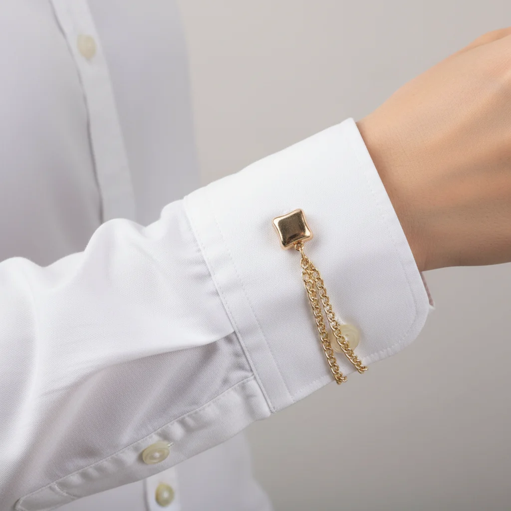 Fashion Multi-Function Magnetic Clothing Clip Metal Non-hole Leg Cuff Fixing Pin Button Waist Buckle Shorten Trouser Clip Jeans