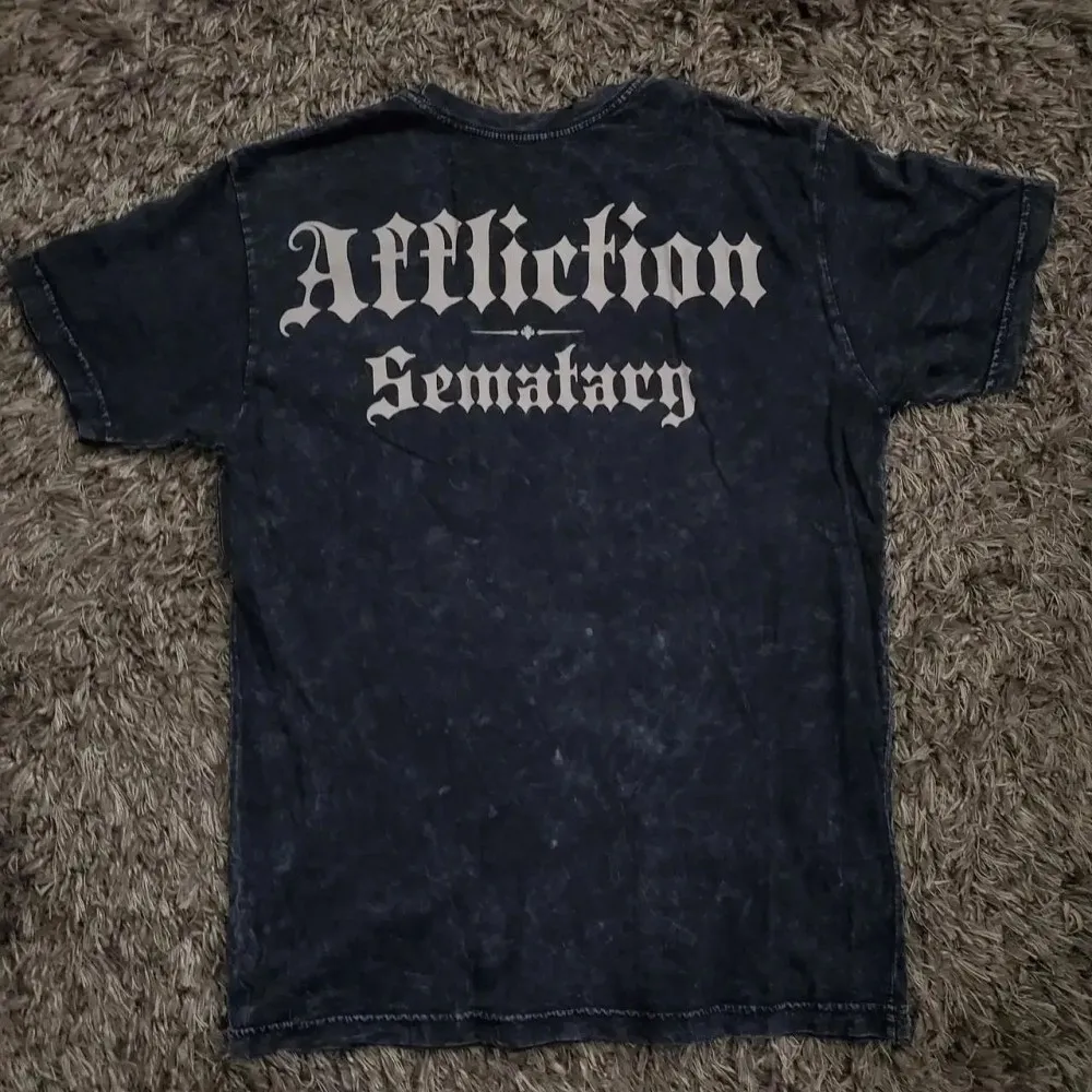 2025 Men's Retro Punk Hip Hop Pattern Printed Breathable Hardship T-shirt New Round Neck Polyester Short Sleeve Top