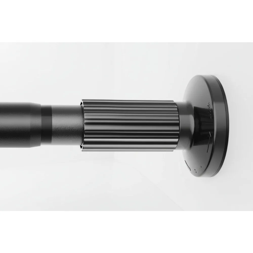 

Adjustable Tension Shower Curtain Rod 51-126 Inch No Drill Easy Install Rustproof Heavy Duty
