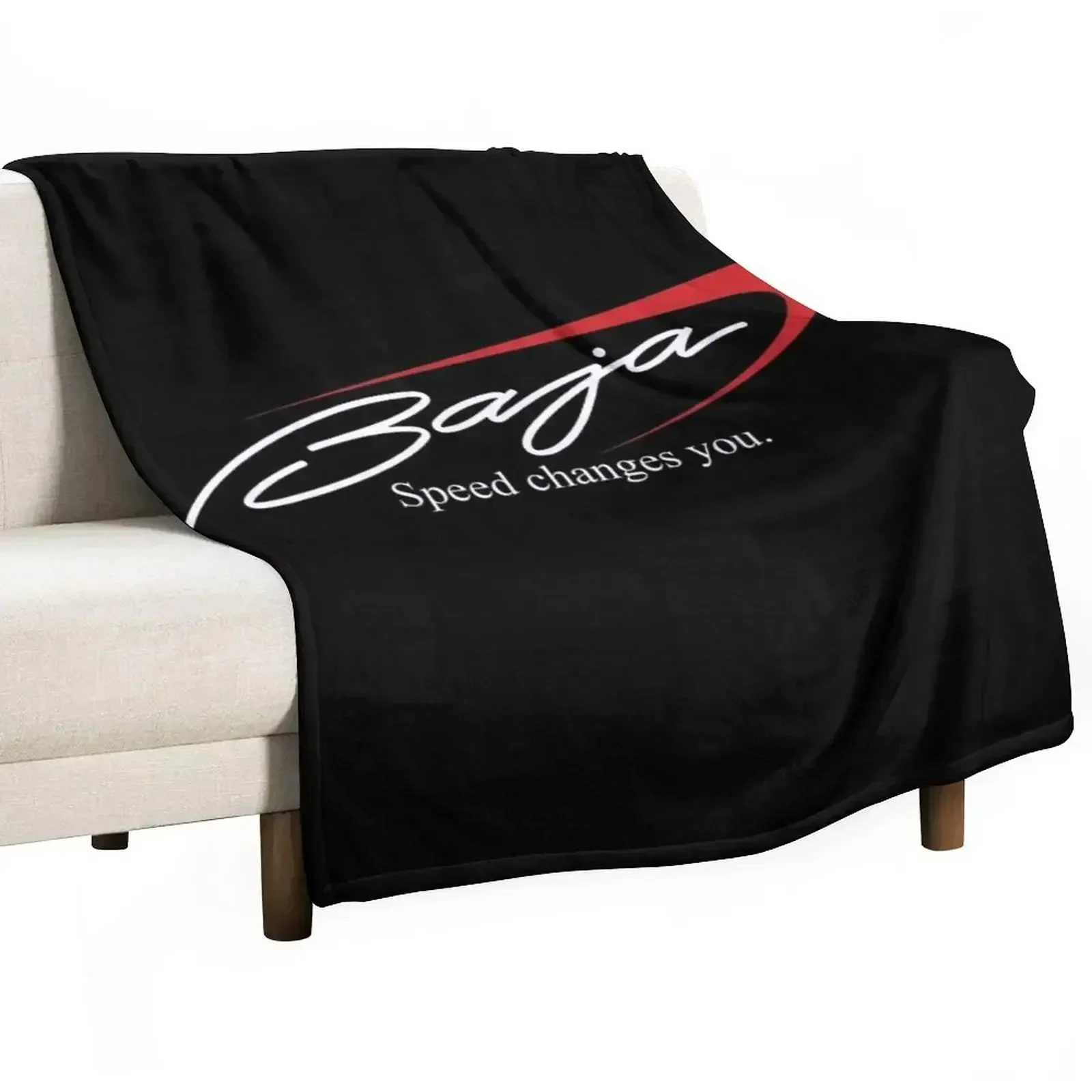 

Baja Boats Logo Throw Blanket Giant Sofa heavy to sleep valentine gift ideas Soft Blankets