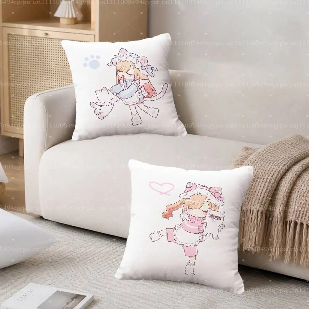 M-Marin Kitagawa Dress Up Darling Throw Pillow Case Pillowcase Cover Living Room Couch Cushion Case Home Decor