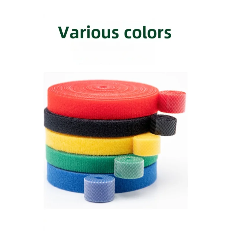 

3M/roll 12mm Width Cable Organizer USB Cable Manager Management Nylon Free Cut Tie Mouse Headphone Cable Tie Office Supplies