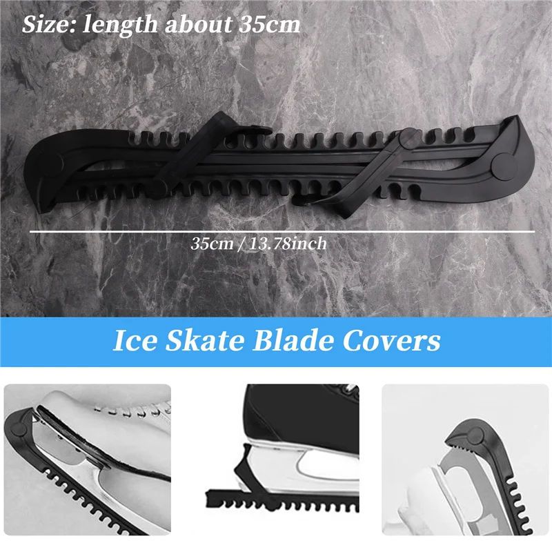 

AEF6-Защитные приспособления для лезвий, универсальный чехол для лезвий для коньков, защита для хоккейных коньков с регулируемой пряжкой для катания на коньках