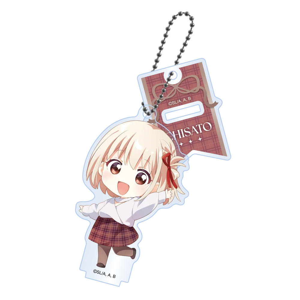 Anime Lycoris Recoil Ornament Inoue Takina Chisato Nishikigi Holder Acrylic Pendant Keychains Acrylic standing Gifts For Friends