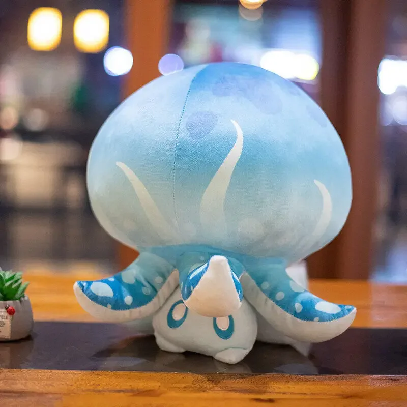 15/35cm Anime Game Genshin Impact Floating Fungi Peripheral Products Soft Plush Stuffed Doll Toys Hobbies Great Birthday Gifts