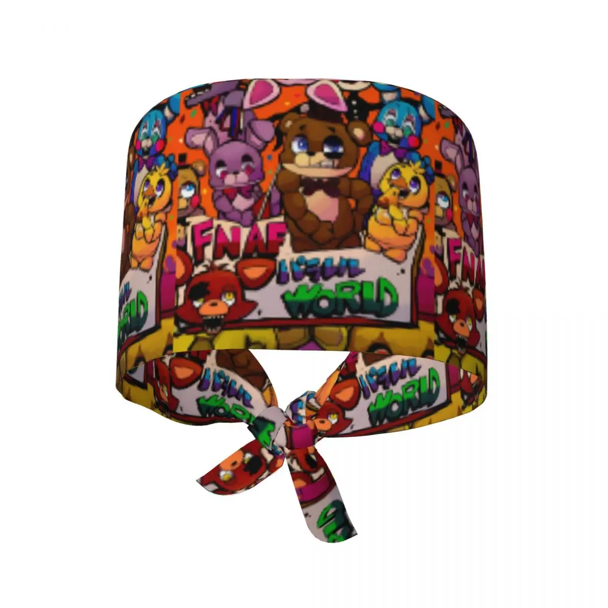 قبعات الممرضات FNAF من فريديز، قبعات عمل للجنسين، قبعات طبية لطيفة بتصميم Y2K مع رباط خلفي، قبعات طبية ناعمة ومرنة.