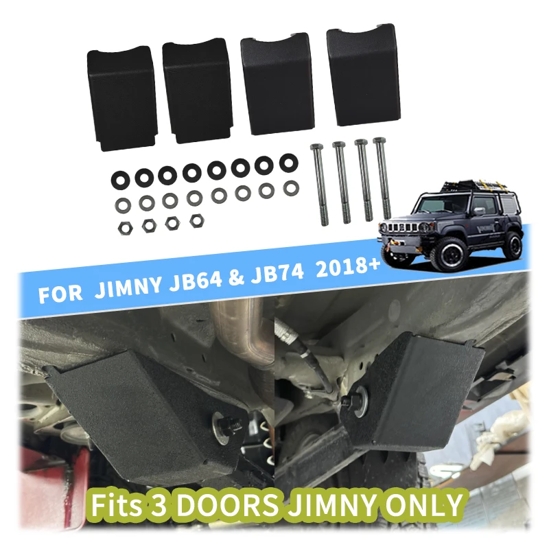 

Radius Arm Mounting Guards Cups Protection Kit For Suzuki Jimny JB64 JB74 2019-2024 Radial Cup Protectors (3 Door Jimny only)
