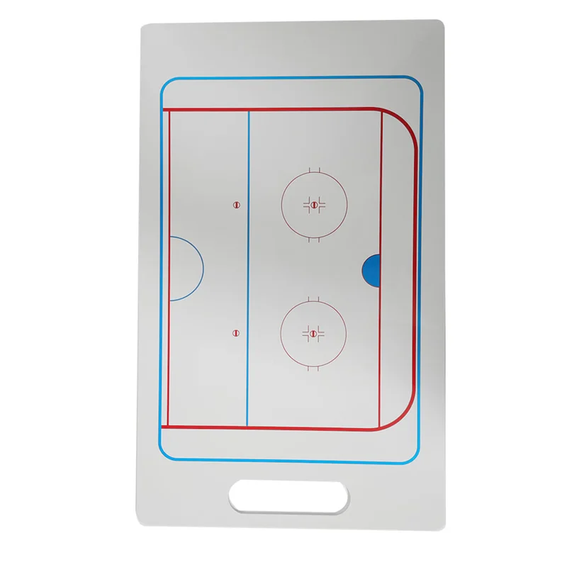 

WW-1 PCS PVC White Ice Hockey Puck Training Match Coaching Clipboard Portable Ice Hockey Strategy Board Coach Gear
