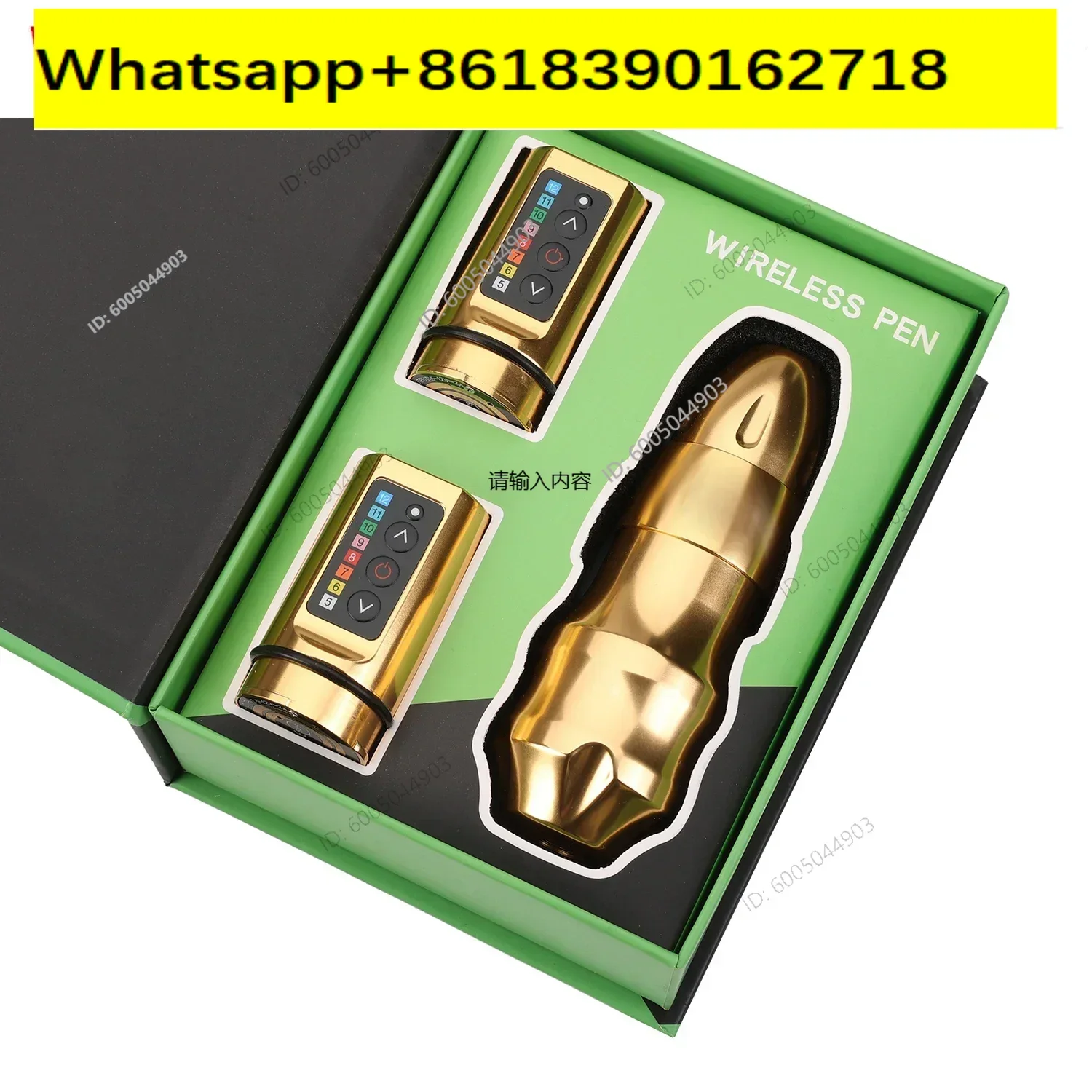 Tattoo Pen 3.5/4.0/4.6mm Stroke Optional Wireless Tattoo Machine kit 12500rpm Japanese Coreless Tattoo Pen With Two Battery