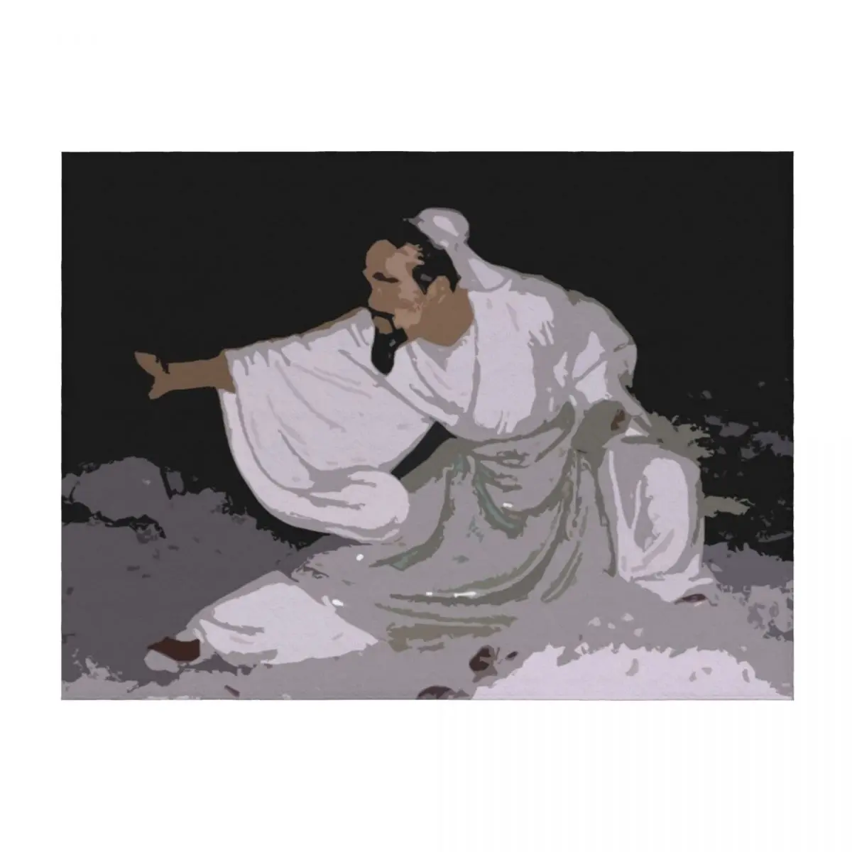 

Shaolin Monk - Tai-Chi Master 2 Throw Blanket Picnic Travel Soft Plush Plaid Furrys Blankets