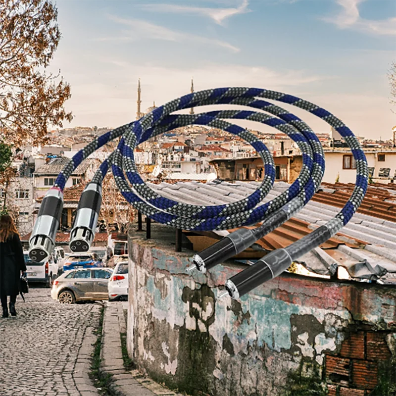 

Pro Audio XLR-RCA Interconnect — посеребренный OFC с вилками из углеродного волокна и тройной экранировкой (пара) ​