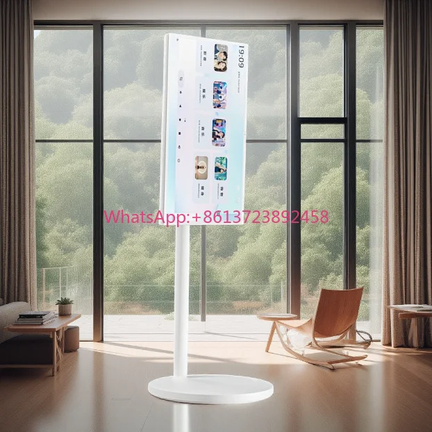 32-Inch Android Digital Signage Smart TV Screen 1080P Portable with 5-Hour Battery Life for Business And Information Display