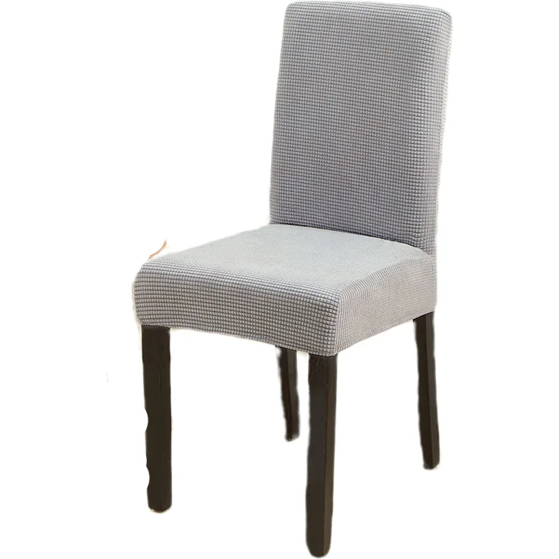 Solid Jacquard Chair Covers Stretch for Wedding Dining Room Office Banquet Housse De Chaise Chair Cover