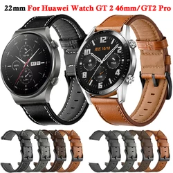For Huawei GT2 Pro Strap Leather Band For Huawei Watch GT 4 2 3 Pro 46mm/SE/Honor Magic 2 46mm Wrist Bracelet Watch 4 Pro Strap