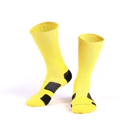 Calcetines deportivos a presión para hombre, medias elásticas de compresión para baloncesto, correr, bicicleta, calcetines tobilleros de élite CoolMax de secado rápido