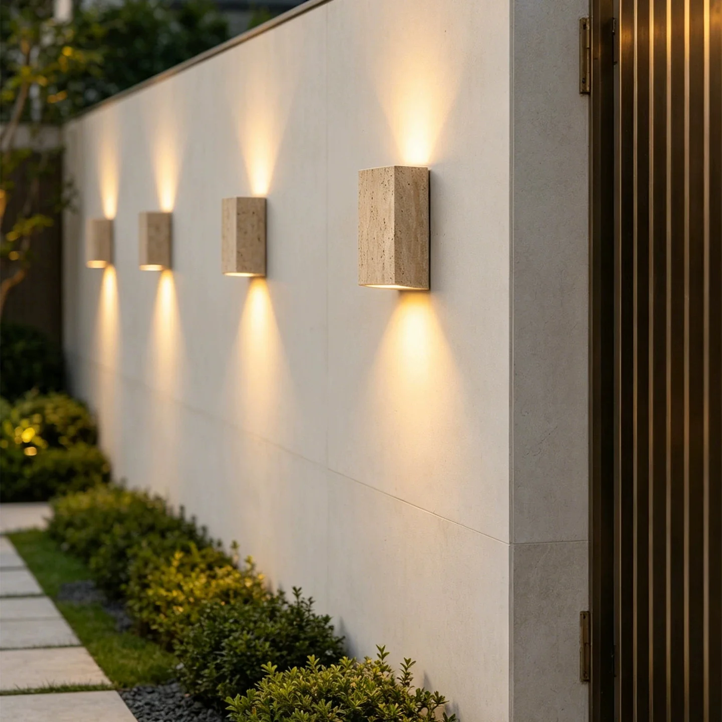 Yellow Cave Stone Wall Lamp Outdoor 3500K 220V For Living Room Bedroom Stairs Corridor Indoor Art Deco Wall Light Decoration