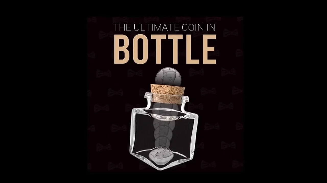 

Bottle by Mickael Chatelain Coin Into Bottle Close Up Magic Trick Gimmick Magician Illusion Magia Prop Mentalism Comedy