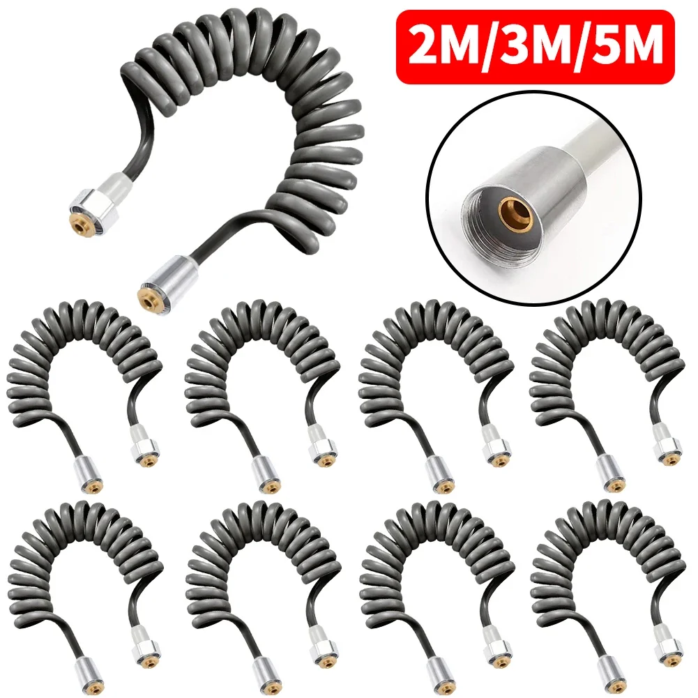 2 متر 3 متر 5 متر لينة مرنة طويلة الربيع دش رئيس خرطوم أنبوب بيديه للحمام شطاف البخاخ خط الهاتف خراطيم اكسسوارات الحمام