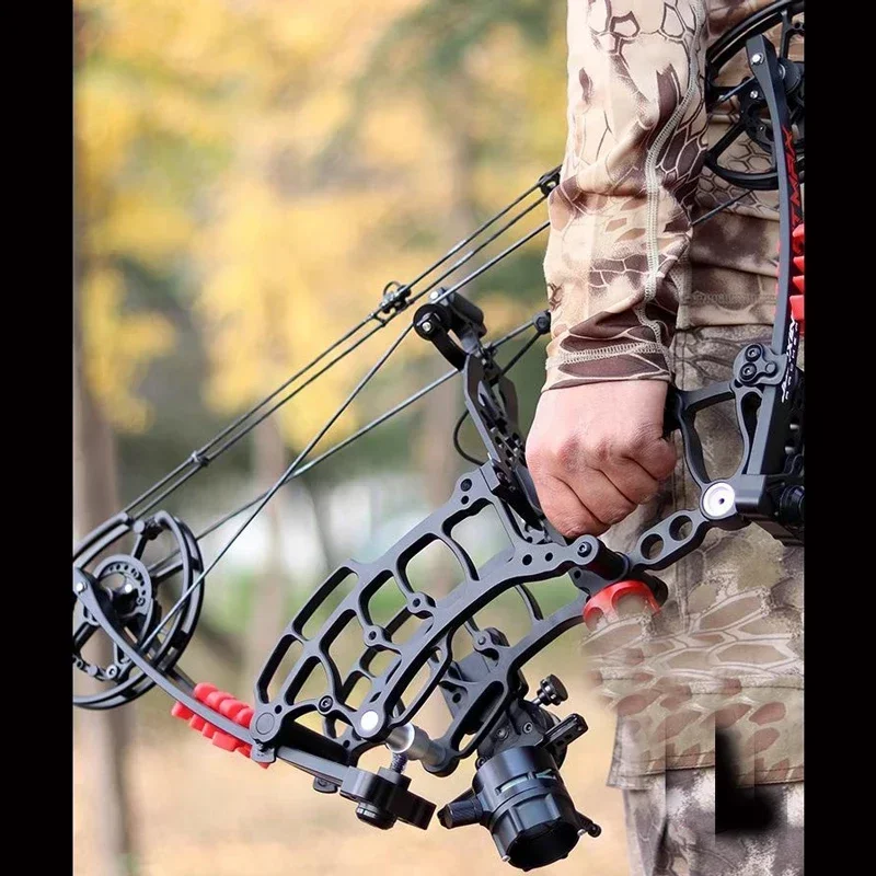 Compound Bow 30-70lbs Weight Adjustable Draw Archery Sets Steel Ball Shooting Left Right Hand Hunting Bows Adults Beginners Kit