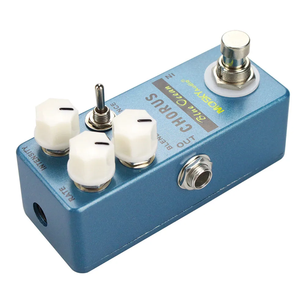 MOSKY Guitar Effect Pedal Overdrive Reverb Series 165g 9VDC Accessories Delay Distortion Protable Chorus Guitar