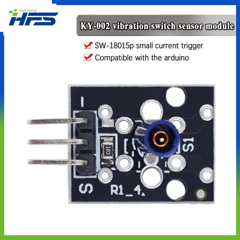 

3pin KY-002 SW-18015P Shock Vibration Switch Sensor Module for arduino Diy Kit