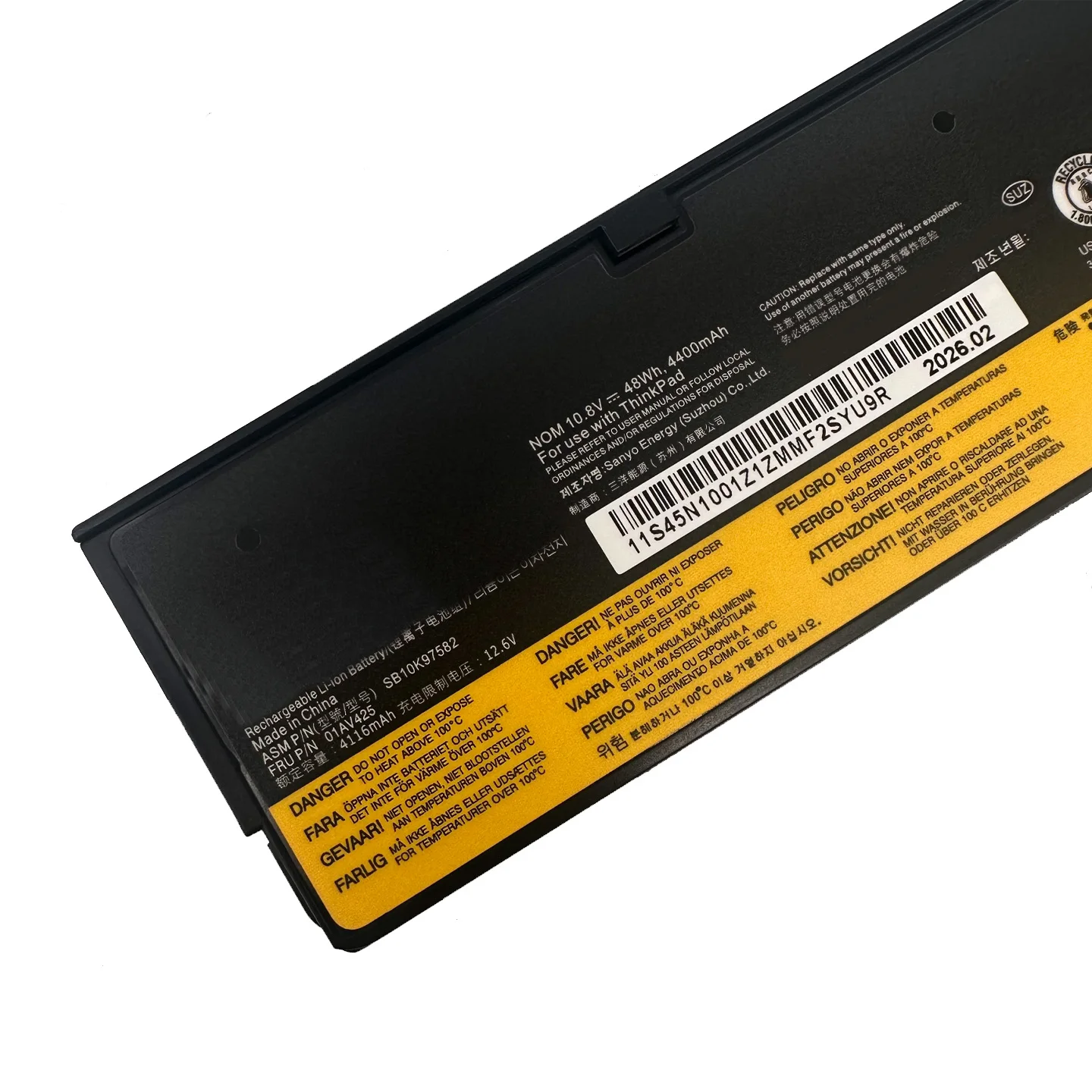 61+ 01AV425 Notebook Battery 48H Fast Ship for Lenovo ThinkPad T470 T480 T570 T580 P51s P52s