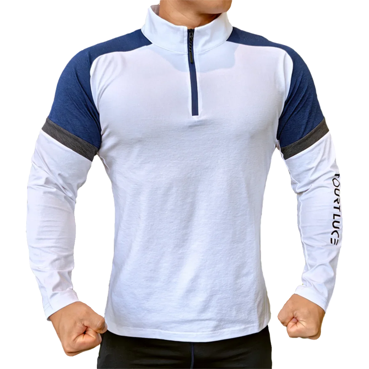 Men Compression Running T-Shirt Breathable Elastic Sweatshirt Long Sleeve Tight Tops Training Jogging Sport Clothing F4S0