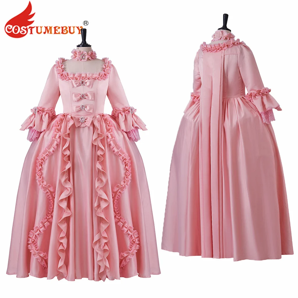 

Women's Rococo Marie Antoinette Pink Dress 18th Century Victorian Rococo Ball Gown Princess Dress Medieval Halloween Dress