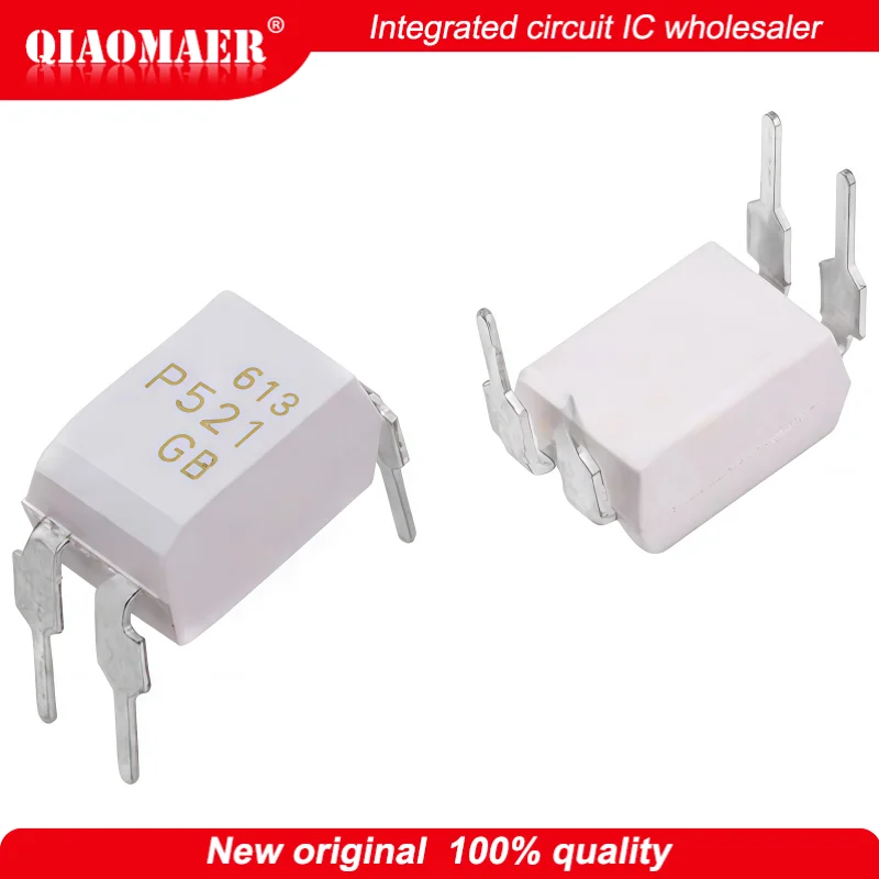 20PCS/LOT TLP521 P521 DIP4 P521-1 TLP521-1 DIP-4 TLP521-1GB Optocoupler P521GB straight cutting