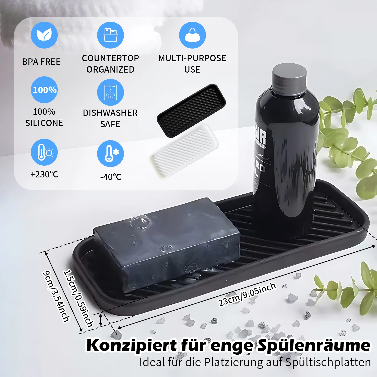 

2pack/lot Sink Organiser Easy Access And Efficient Organization For Kitchen Silicone Sink Organiser