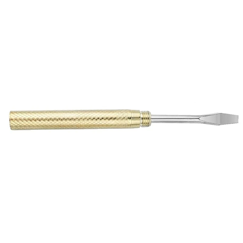 ABAE-Anti-Rust Copper Hammer And Screwdriver Hand Tool, Screwdriver Hammer Is Perfect For Opening Walnut Repair Drone Phones