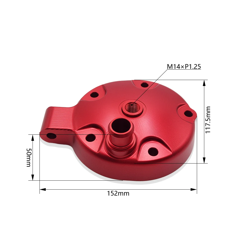 OTOM DT230 MT250 Motorcycle CNC Machining Cylinder Head Cover Guard Protector For YAMAHA LONCIN GPX TSE250 HENGJIAN HJ250H KEWS
