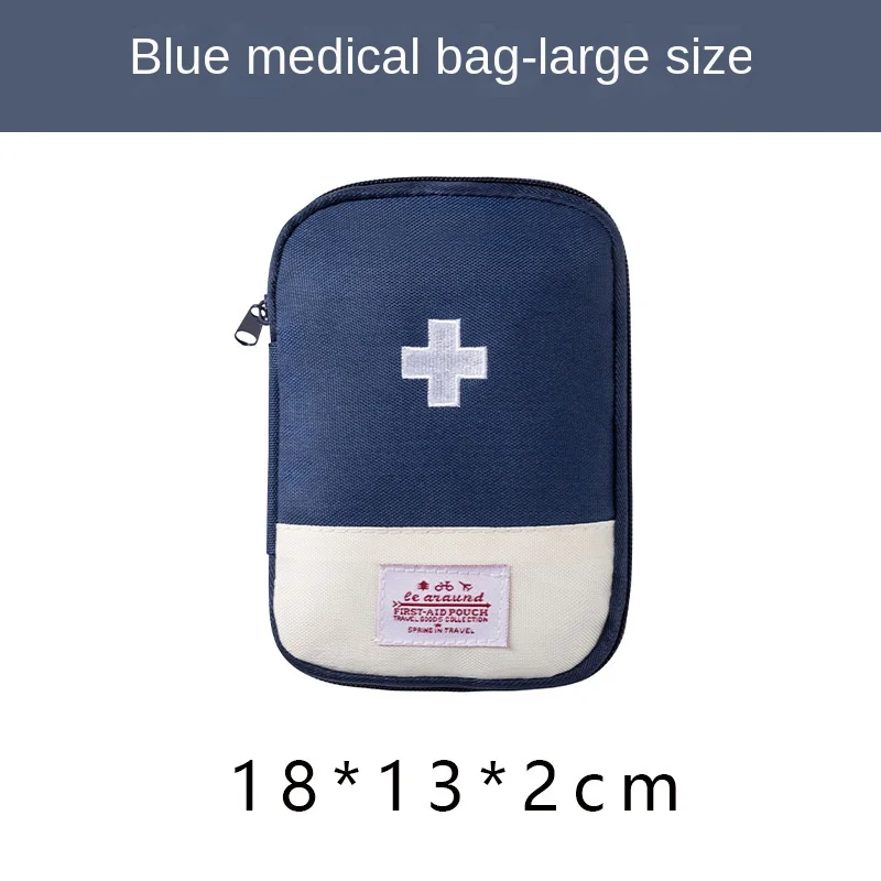 Portátil pequeno kit de primeiros socorros médicos caixa de armazenamento para uso doméstico, viagens ao ar livre, equipamentos de acampamento, sobrevivência medicina kit de emergência