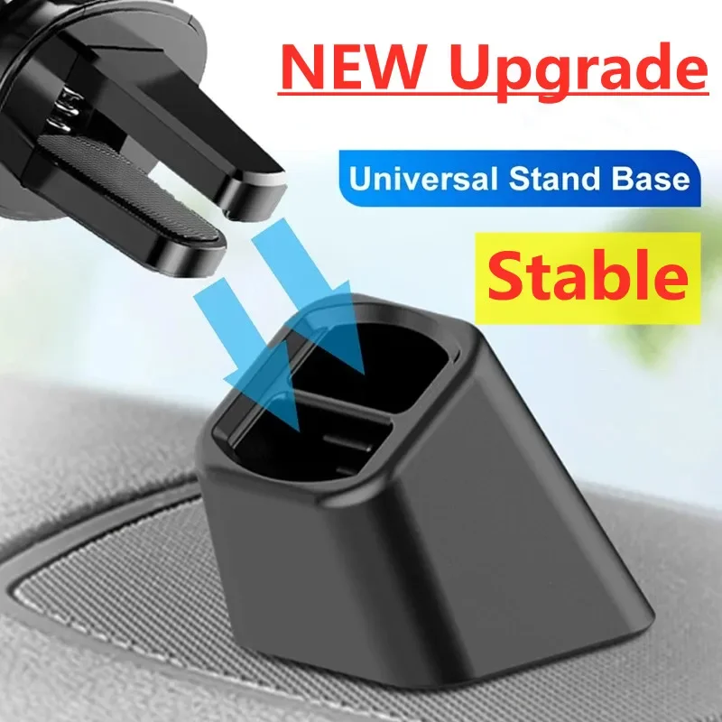 Universal Mobile Phone Bracket Base In Car Dashboard Phone Holder Car Air Outlet Clip Cellphone GPS Stand Cradle Car Accessories