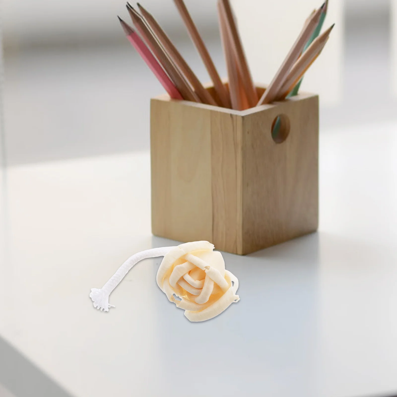 2 قطعة الناشر زهرة الخشب ديكور الأزهار رائحة وضع عبوة العطر الطبيعي المنزل مكتب المنزل العطر #1