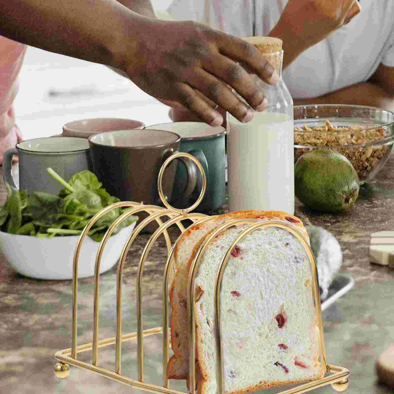 Stainless Steel Shelf Toast Bread Rack Food Restaurant Cooling Grid Reusable Stand Toast Holder Rack Toast Grid Bread Racks