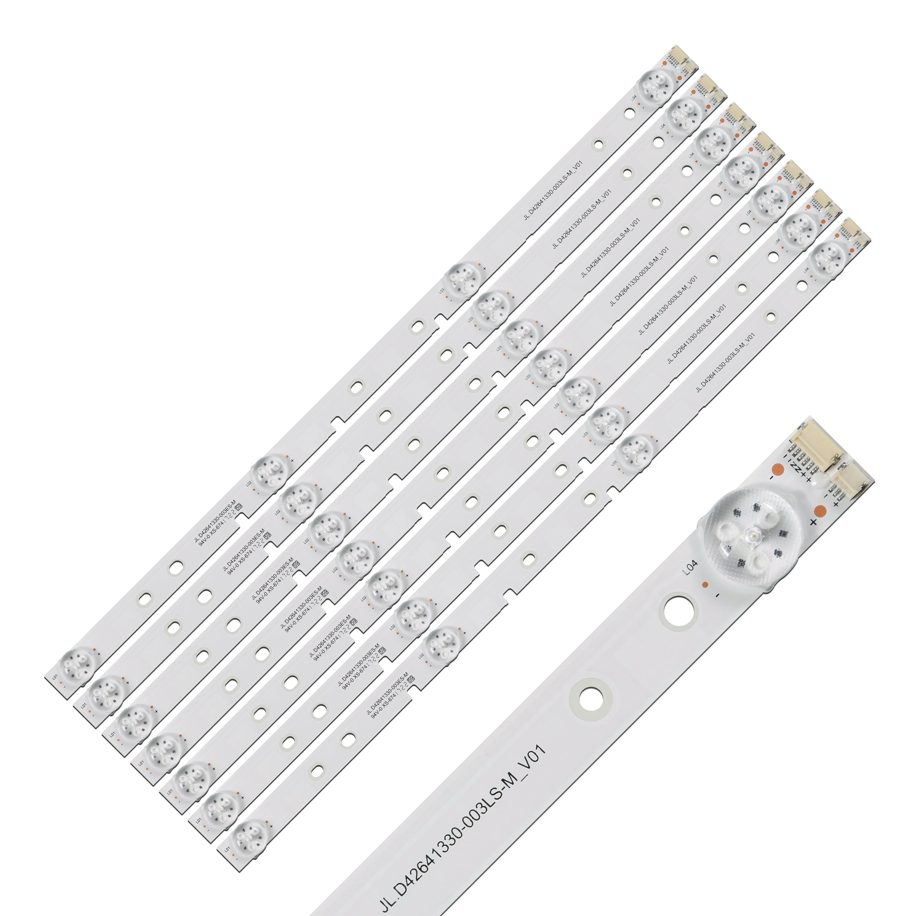 

Лента светодиодной подсветки SVH420AA7_4LED SVH420AB2 SVH420AB4 для H43MEC3050 LED43K300U H43N5300UK H43M3000 43H7C 43H7C2 LC-43N4000