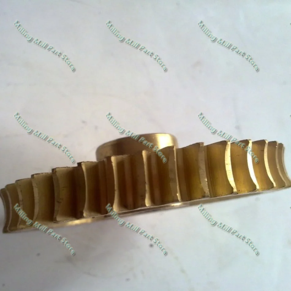Copper Worm Gear for Nantong X6325 X6330A X5330A Universal Rocker Arm Milling Machine Cutting Edge Feed Z=40,Φ86，inner Bore 15