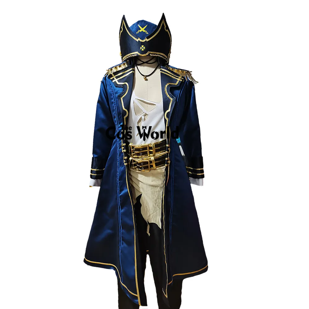 SAO Sword Art Online Kirito Kirigaya Narusaka Kazuto Memory Defrag Lofty Captain Uniform Outfit Anime Customize Cosplay Costumes